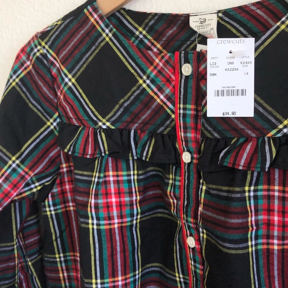 🌟🤩HP🤩🌟NWT Crewcuts flannel nightgown Stewart - Picture 8 of 10